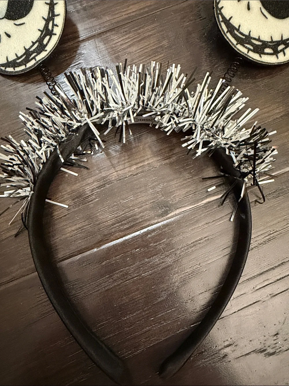 Jack Skellington-Inspired Headband Black and White Adult Costume Halloween